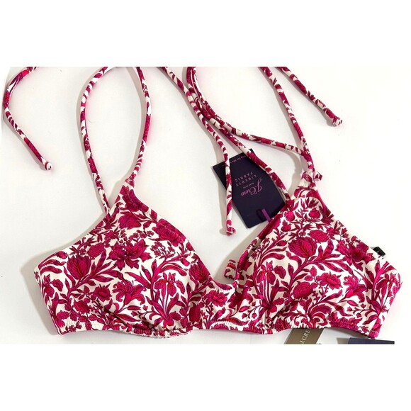 J.CREW Other - NWT J Crew Swimsuit Size S Liberty London Bikini Top Swim Roses